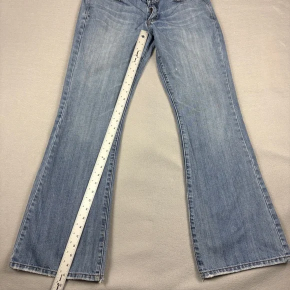 2000s Abercrombie & Fitch Low Rise Y2K Flare Leg Jeans - Picture 5 of 10